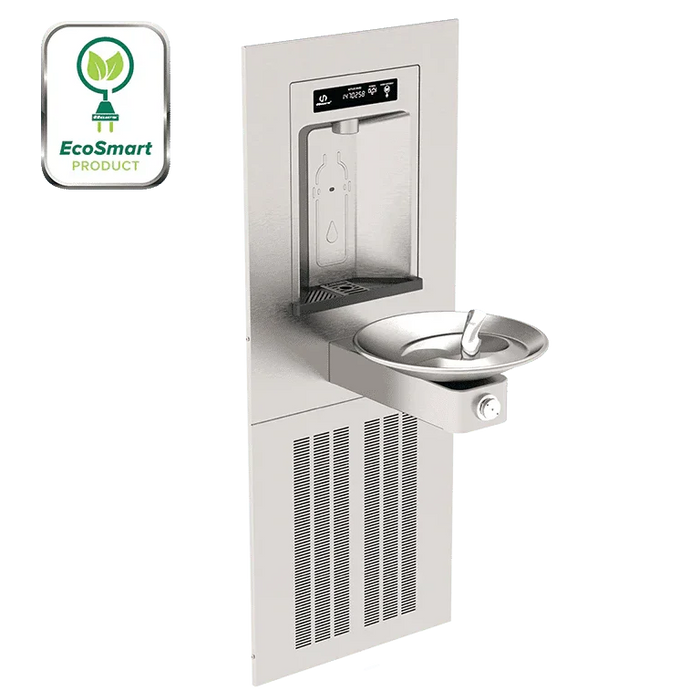 Haws 1001HSA.8 RIVIVE™ – ADA Wall-Mounted Drinking Fountain with Chilled & Bottle Filler - The Fountain Direct