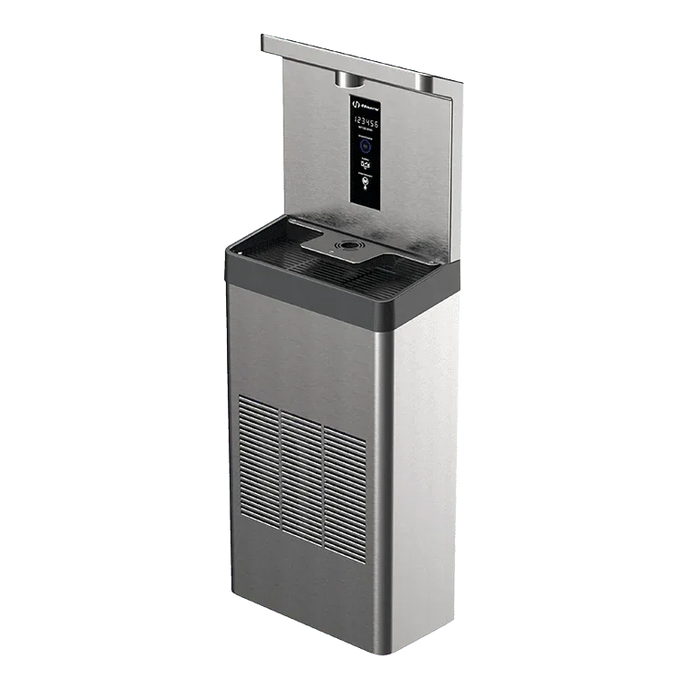 Haws 1210SF ADA Compliant Wall-Mounted Filtered Bottle Filling Station – Refrigerated - The Fountain Direct
