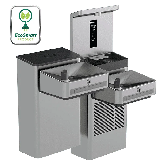 Haws 1212SH Wall Mount Hi-Lo ADA Motion Activated Water Cooler and Bottle Filler - The Fountain Direct