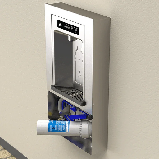 Haws 2000HSSM RIVIVE™ – ADA Surface-Mounted Bottle Filling Station, Vandal-Resistant - The Fountain Direct