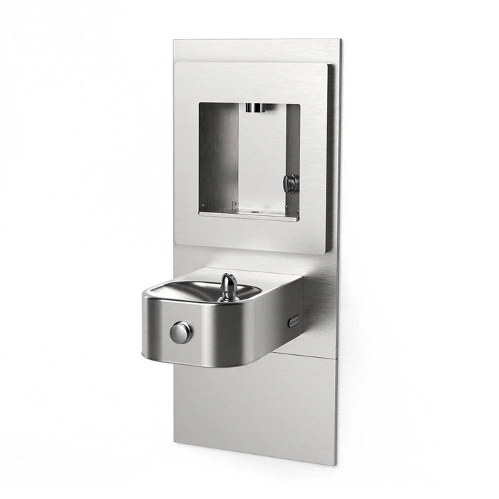 Elkay EZLMSN-EDFPVM214DK ezH2O® Mechanical Bottle Filling Station with Integral Soft Sides® Fountain - The Fountain Direct