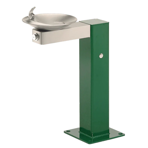 Haws 3377 ADA Vandal-Resistant Outdoor Pedestal Drinking Fountain - The Fountain Direct