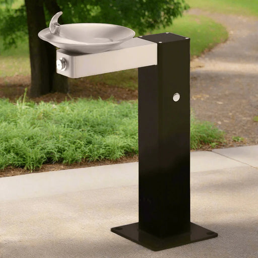 Haws 3377 ADA Vandal-Resistant Outdoor Pedestal Drinking Fountain - The Fountain Direct