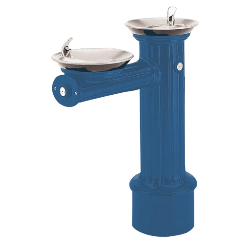 Haws 3511 ADA Antique Style Dual-Basin Outdoor Pedestal Drinking Fountain – Cast Aluminum & Stainless Steel - The Fountain Direct