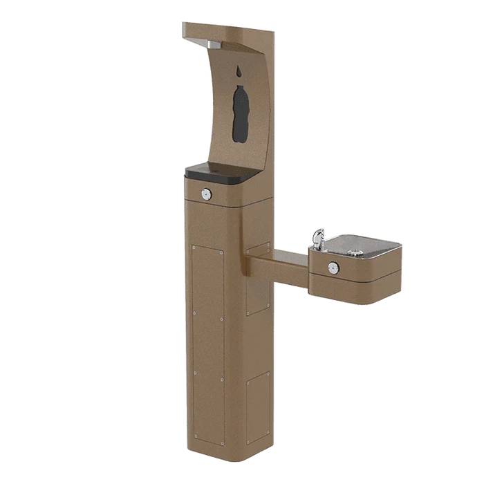 Haws 3611F ADA Vandal-Resistant Outdoor Bottle Filler and Drinking Fountain – Filtered - The Fountain Direct