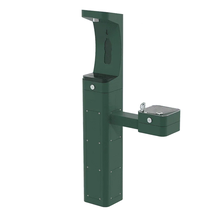 Haws 3611F ADA Vandal-Resistant Outdoor Bottle Filler and Drinking Fountain – Filtered - The Fountain Direct