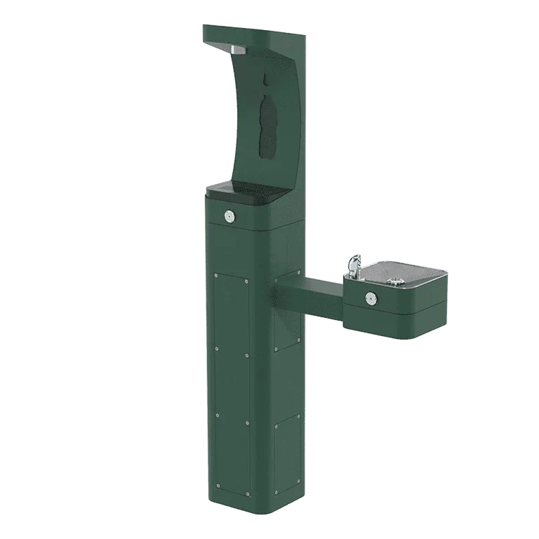 Haws 3611F ADA Vandal-Resistant Outdoor Bottle Filler and Drinking Fountain – Filtered - The Fountain Direct