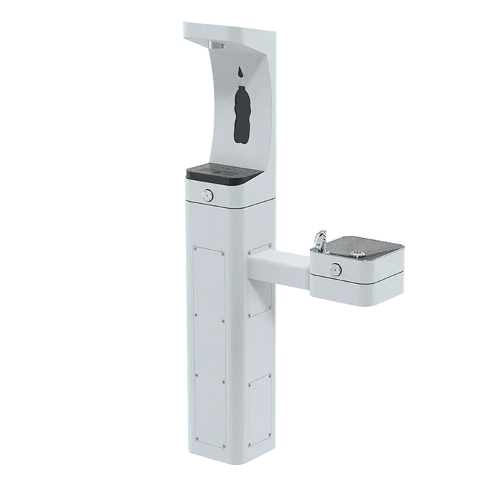 Haws 3611F ADA Vandal-Resistant Outdoor Bottle Filler and Drinking Fountain – Filtered - The Fountain Direct