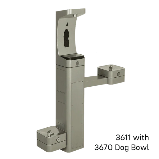 Haws 3611F ADA Vandal-Resistant Outdoor Bottle Filler and Drinking Fountain – Filtered - The Fountain Direct