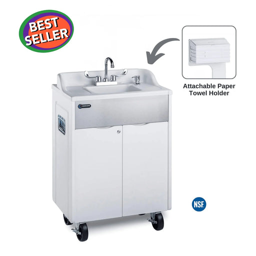 Ozark River Titan PRO 1 Portable Hot Water Handwashing Sink – White Finish, NSF Certified & ADA Compliant - The Fountain Direct