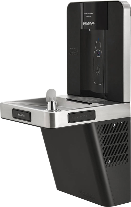Global Industrial™ Refrigerated Drinking Fountain with Touchless Bottle Filler – 8 GPH, ADA Compliant – 761218 - The Fountain Direct