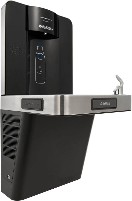 Global Industrial™ Refrigerated Drinking Fountain with Touchless Bottle Filler – 8 GPH, ADA Compliant – 761218 - The Fountain Direct