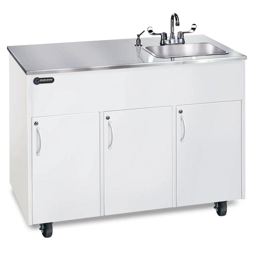 Ozark River Advantage S1D Portable Hot Water Handwashing Sink – White Finish, NSF Certified, Self-Contained & ADA Compliant - The Fountain Direct