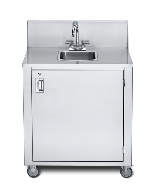 Crown Verity CV-PHS-1C Portable Hand Sink – Mobile hand wash Stations, Foot Pump, Cold Water Only - The Fountain Direct