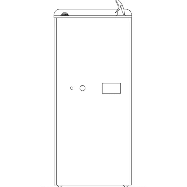 Elkay EFA8L1110P Legacy Floor Mount Cooler – Foot Pedal, Non-Filtered, Refrigerated - The Fountain Direct