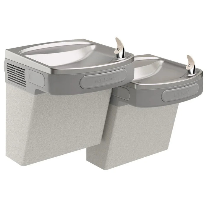 Elkay EZSTL8LC Bi-Level Indoor Wall-Mounted Drinking Fountain – Non-Filtered, 8 GPH, ADA Compliant