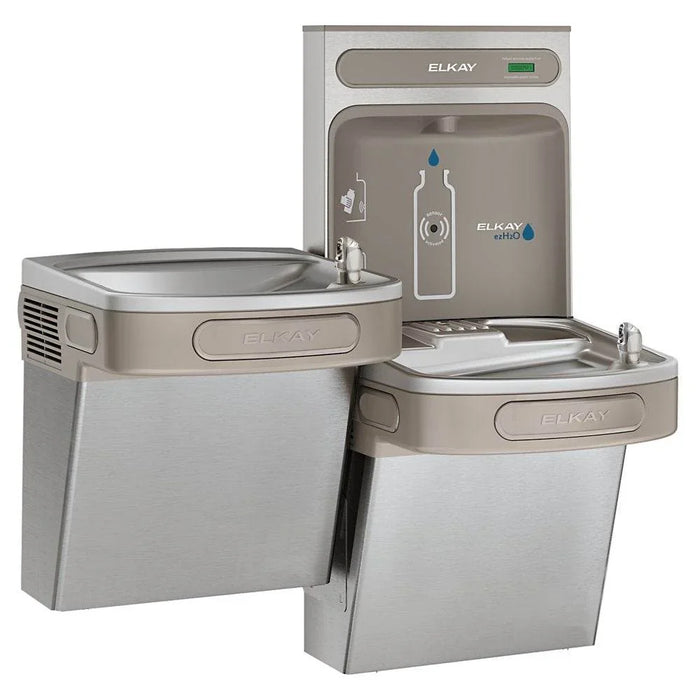 Elkay EZSTLDDWSVRSK ezH2O® Bottle Filling Station with Versatile Bi-Level ADA Cooler - The Fountain Direct