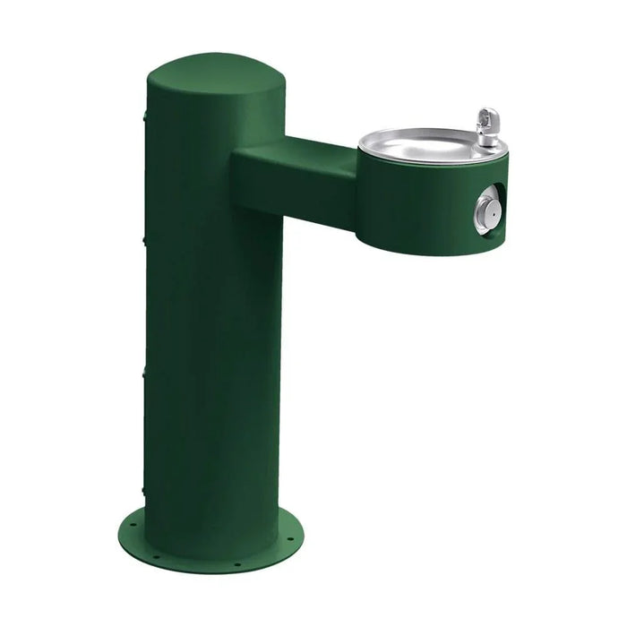 Elkay LK4410EVG - ADA Outdoor Drinking Fountain – Single Pedestal - The Fountain Direct