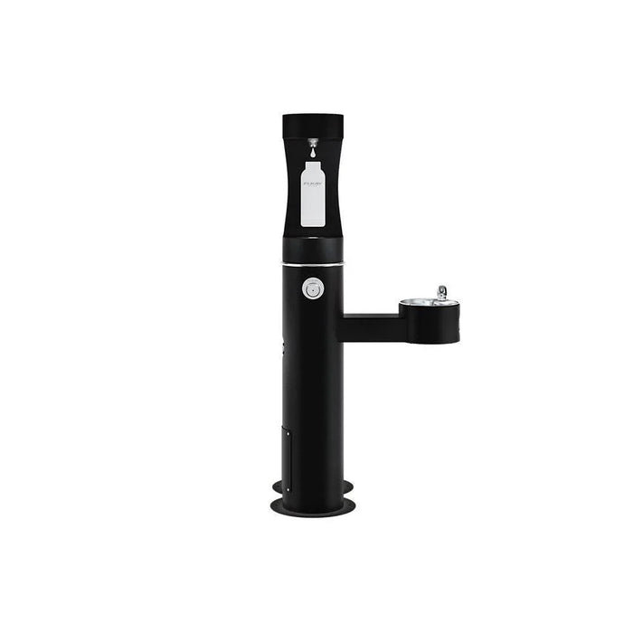 Elkay LK4420BF1UDBFRKEVG ezH2O® Bi-Level Pedestal Bottle Filling Station with Pet Fountain - The Fountain Direct
