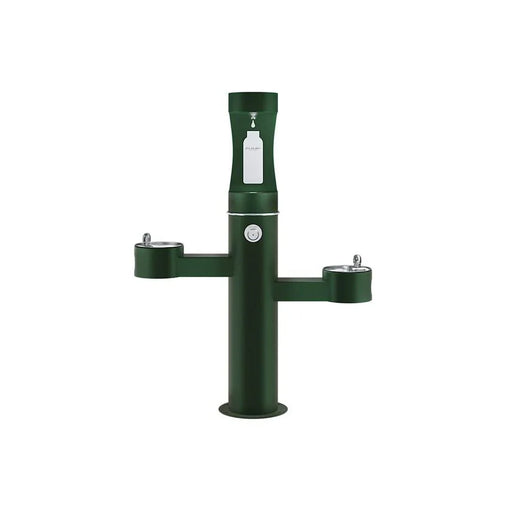 Elkay LK4430BF1UFRKEVG Outdoor Tri-Level Bottle Filling Station – Freeze-Resistant - The Fountain Direct