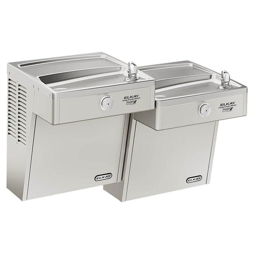 Elkay LVRCGRNTL8C Wall-Mounted Vandal-Resistant Bi-Level Water Cooler – Filtered & Refrigerated - The Fountain Direct