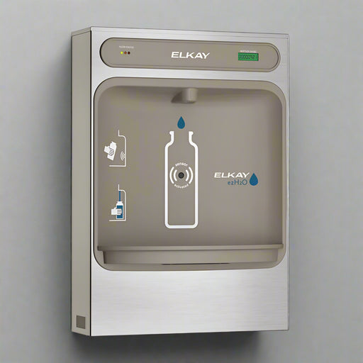 Elkay LZWSSM EZH2O® Surface Mount Bottle Filling Station – Non-Refrigerated, Sensor-Activated - The Fountain Direct