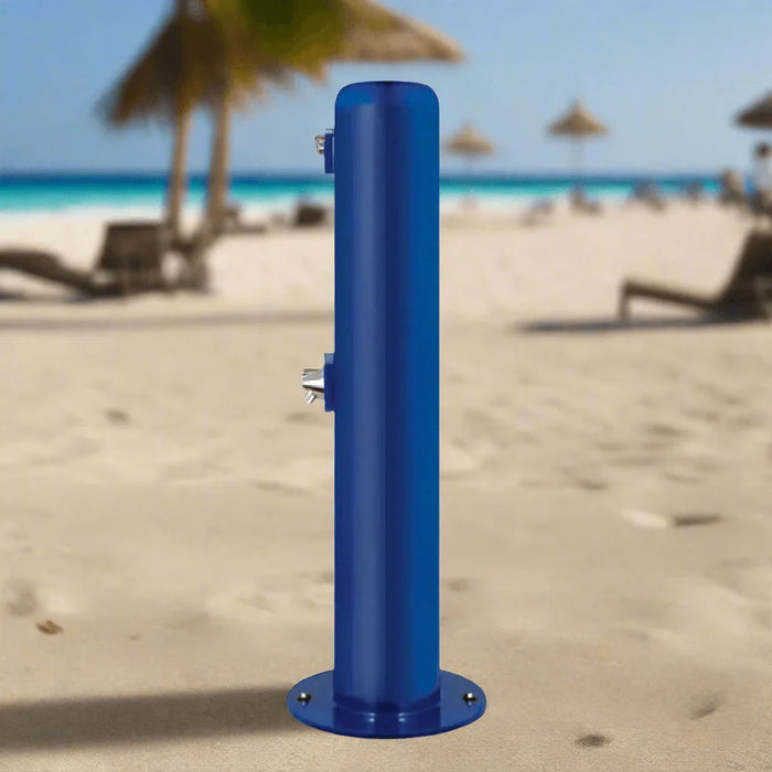 Stern-Williams 6000 Pedestal Public Outdoor Foot Shower – Vandal-Resistant, Timer-Controlled - The Fountain Direct