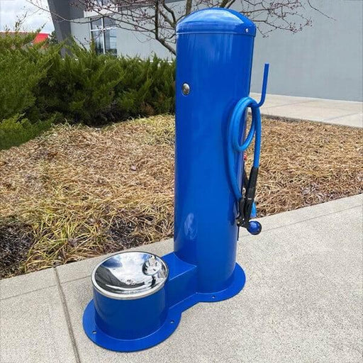 Willoughby WODF-1-PET-HBE-HH Pet Drinking Fountain For Parks with Hose Bibb and Hanger - The Fountain Direct