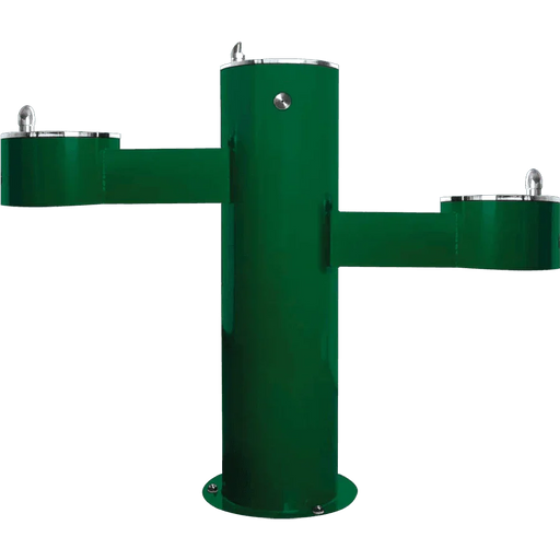 Willoughby WODF-3-HC-CHD Three-Station Stainless Steel Outdoor Water Drinking Fountain - The Fountain Direct