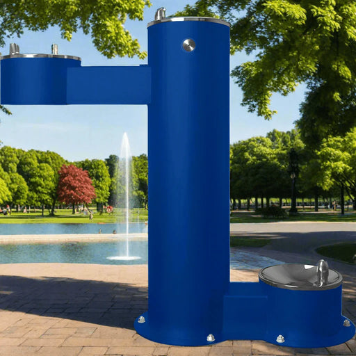 Willoughby WODF-3-HC-PET Three-Station Stainless Steel Exterior Drinking Fountain – Pet-Friendly - The Fountain Direct