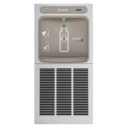 Elkay LZWSM8K ezH2O Stainless Steel In-Wall Bottle Filling Station – Filtered – Refrigerated – Indoor - The Fountain Direct