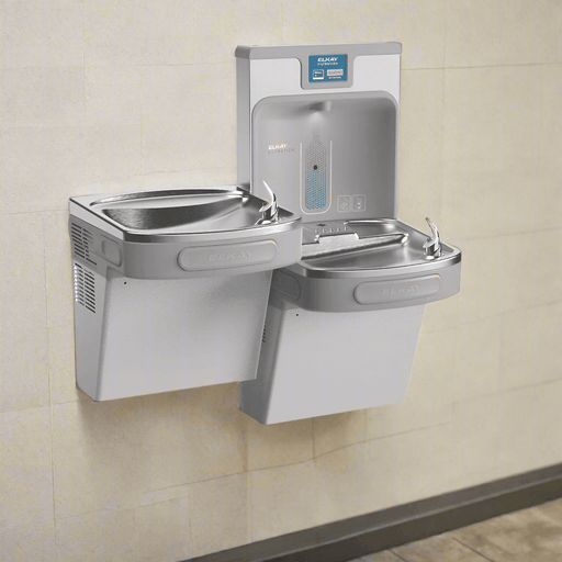 Elkay LZSTL8WSLP Enhanced Bottle Filler & Bi-Level ADA Cooler - The Fountain Direct