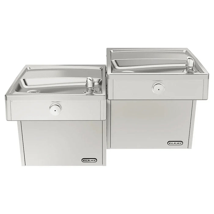 Elkay VRCTLR8SC Bi-Level Wall Mount ADA Cooler ā Non-Filtered, Refrigerated - The Fountain Direct