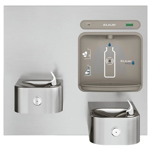 Elkay LZWS-EDFP217K Stainless Steel ezH2O In-Wall Drinking Fountain with Bottle Filler – Filtered - The Fountain Direct