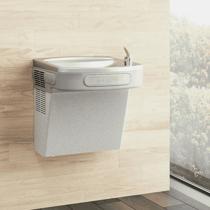 Elkay EZSDL Iconic Wall Mount ADA Drinking Fountain – Light Gray Granite - The Fountain Direct