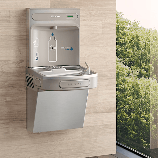 Elkay EZS8WSSK EZH2O® Hands-Free Bottle Filling Station & Cooler – Filtered, 8 GPH Chilled & ADA Compliant - The Fountain Direct
