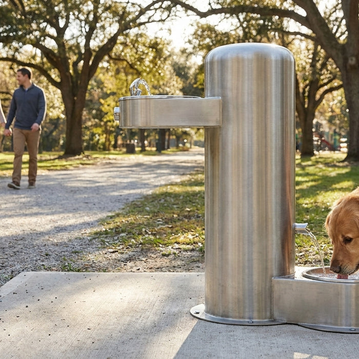 Best vandal resistant pet water fountain for public parks