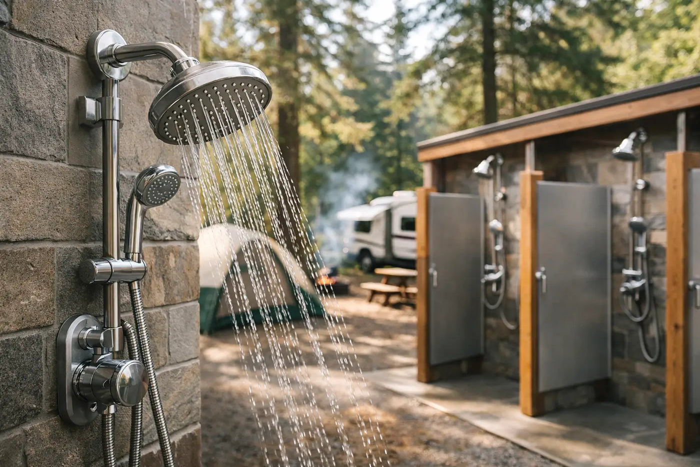 Best Campground Shower Fixtures for Busy Sites