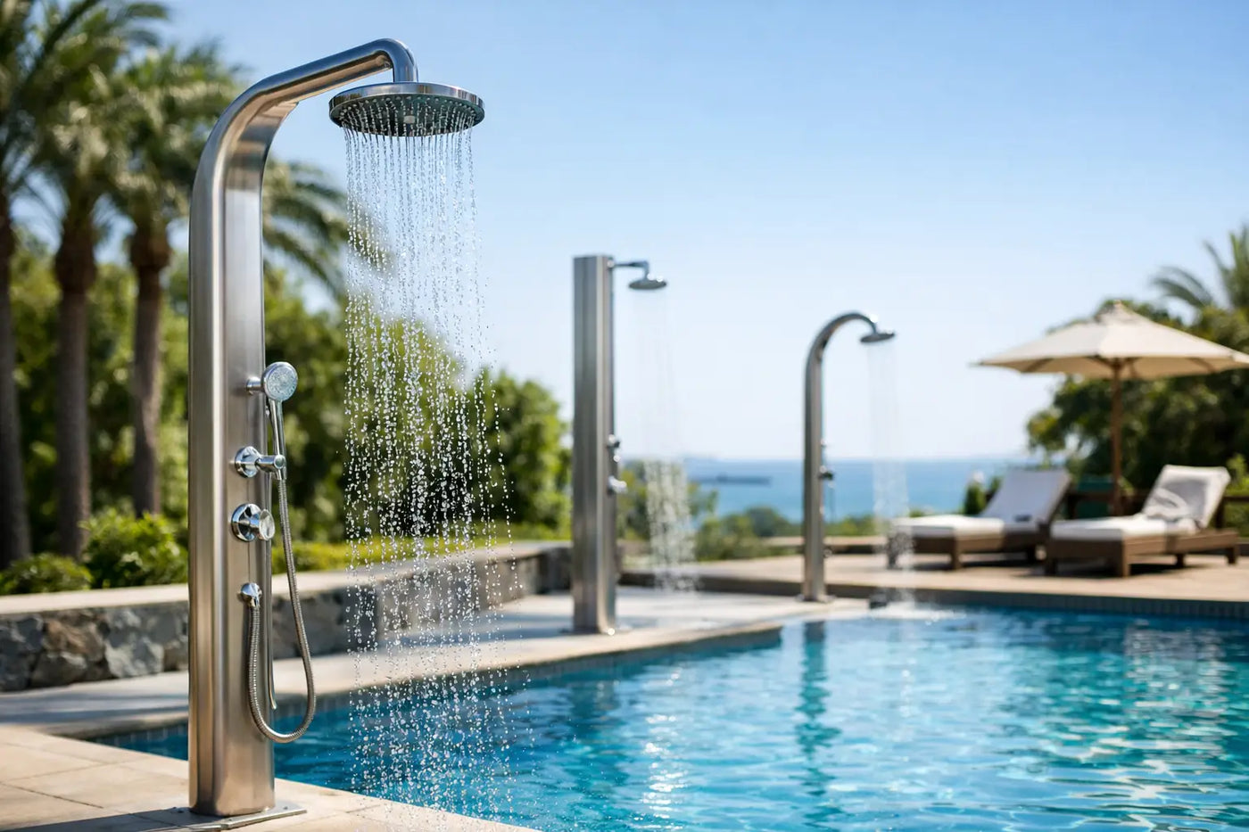 8 Best Stainless Pool Showers to Buy - The Fountain Direct
