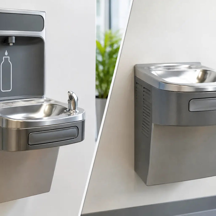 Elkay versus Halsey Taylor Fountains Compared