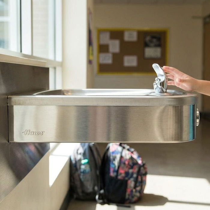 Haws drinking fountain for schools