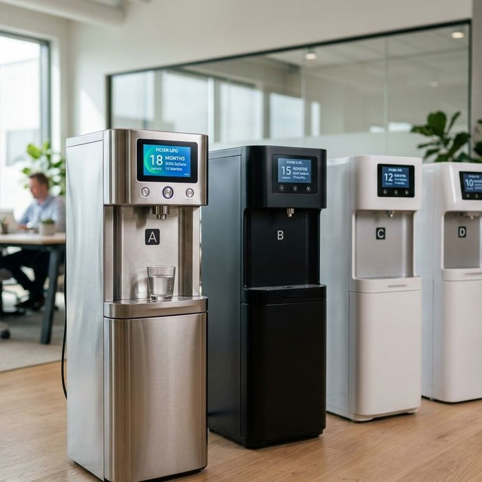 Bottleless water coolers ranked by filter life in 2026