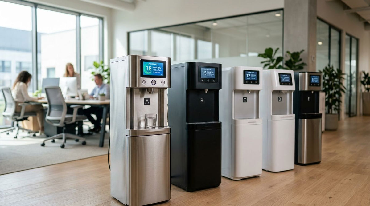Bottleless water coolers ranked by filter life in 2026