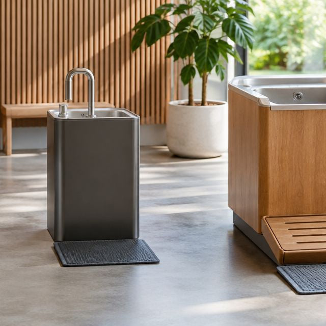 Foot wash stations ranked by footprint size in 2026
