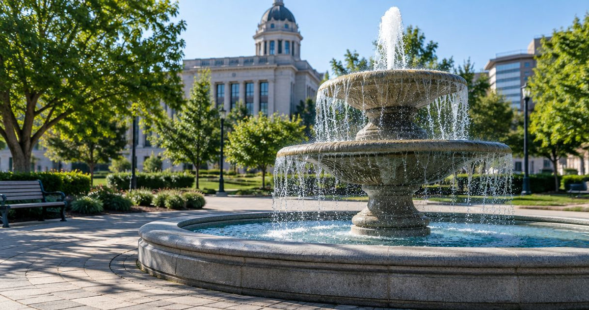 Outdoor fountains for public works departments: complete 2026 guide
