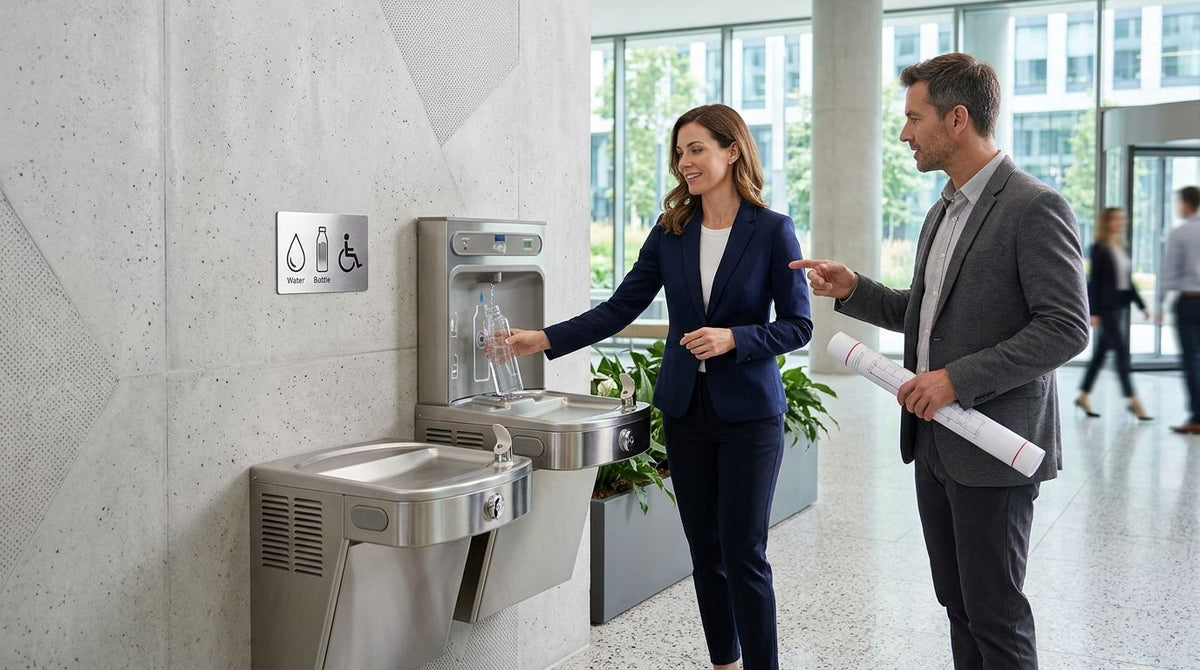 Drinking fountains for property developers: complete 2026 guide