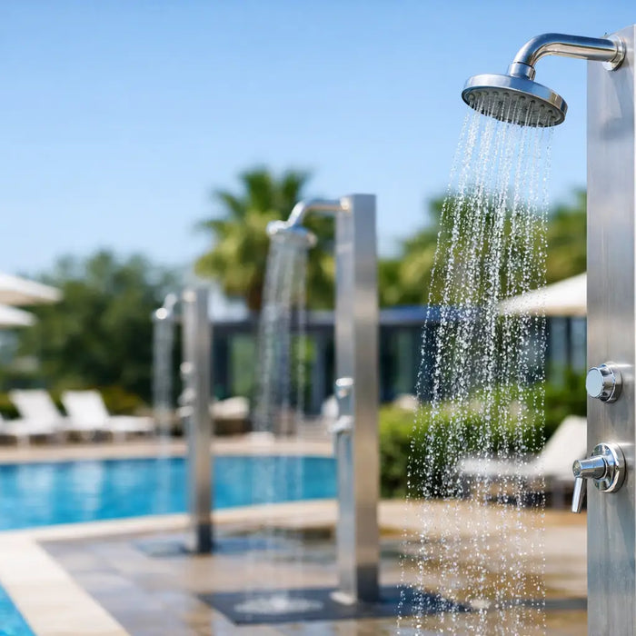 Commercial Pool Rinse Showers for Facilities