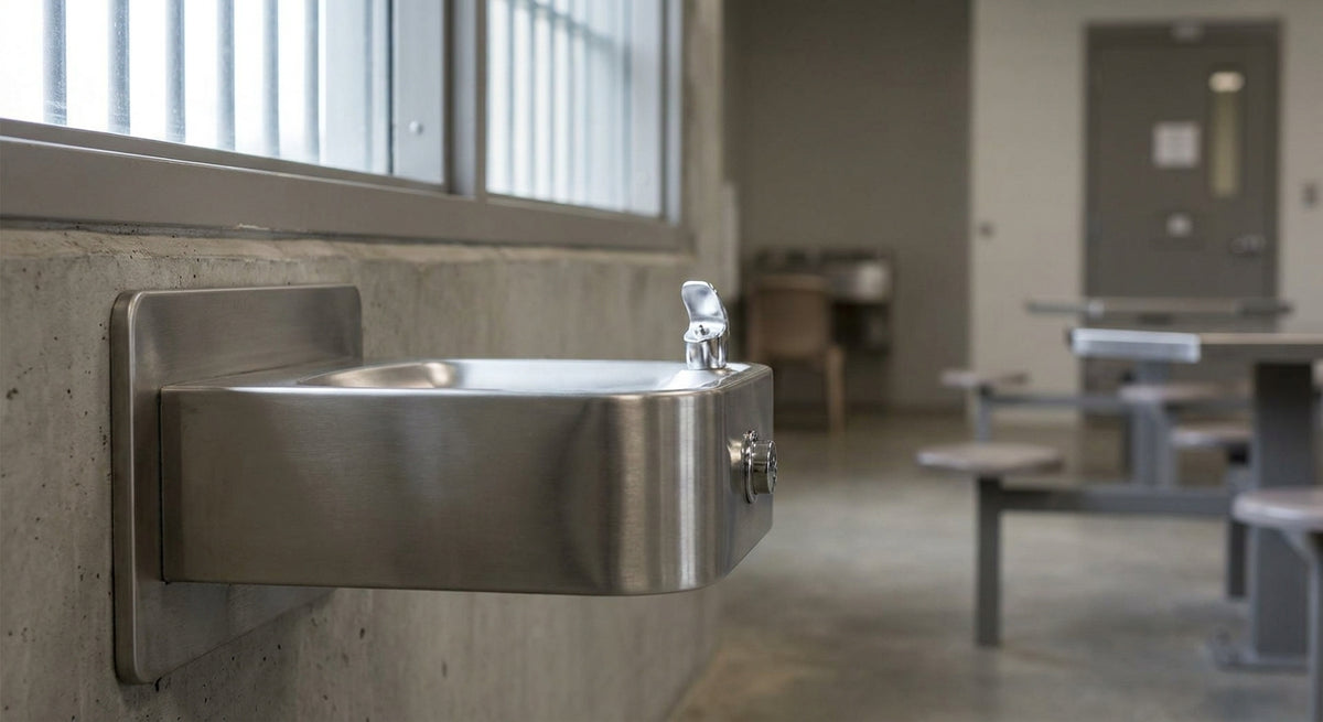 Willoughby drinking fountain for correctional facilities