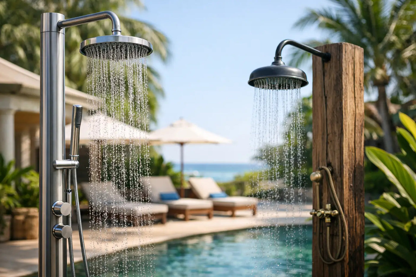 Choosing Resort Outdoor Shower Fixtures