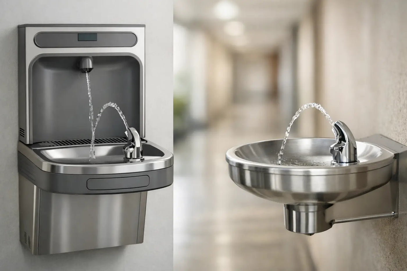 Elkay Versus Haws Fountains